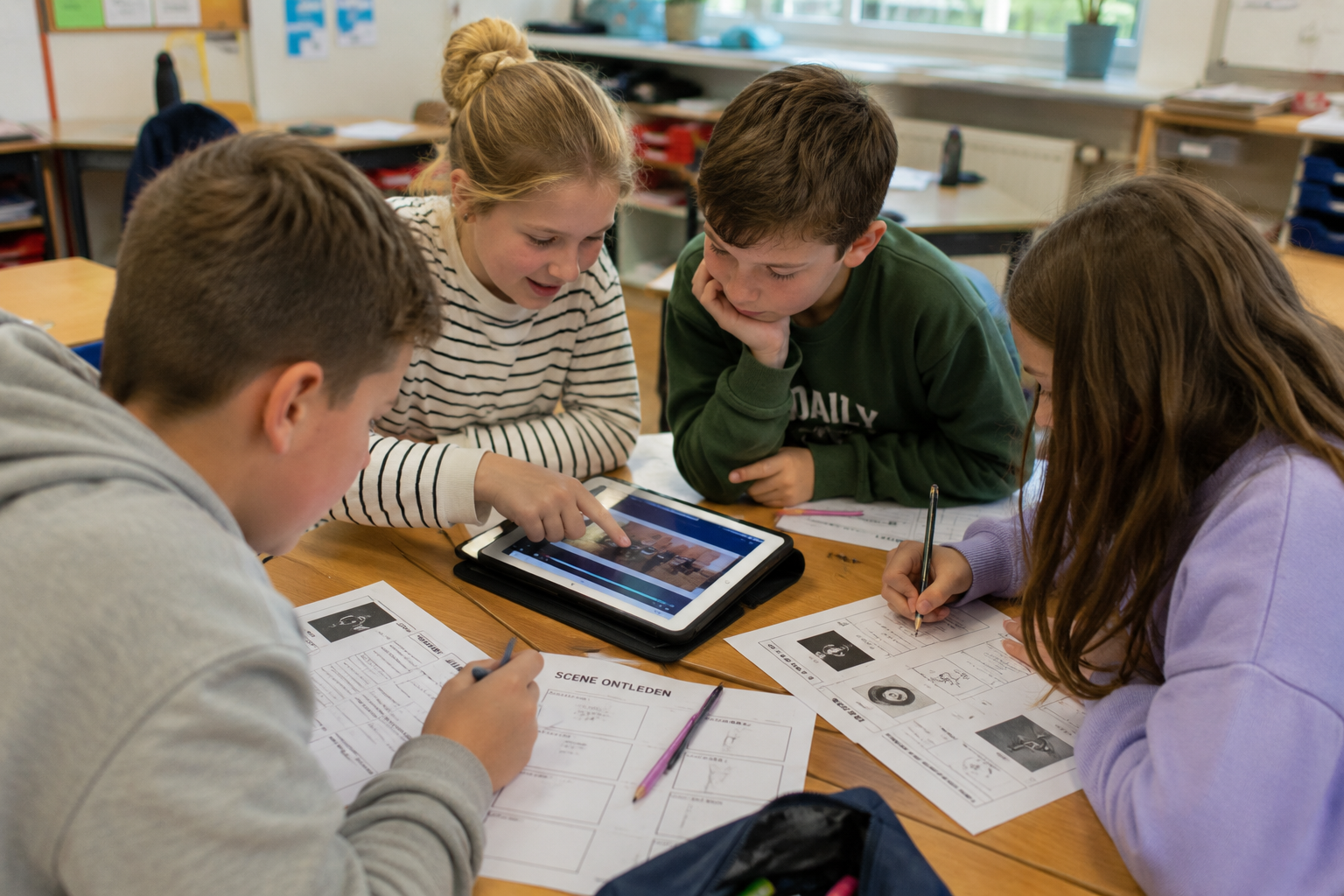 Beeld uit de les Kijken als maker